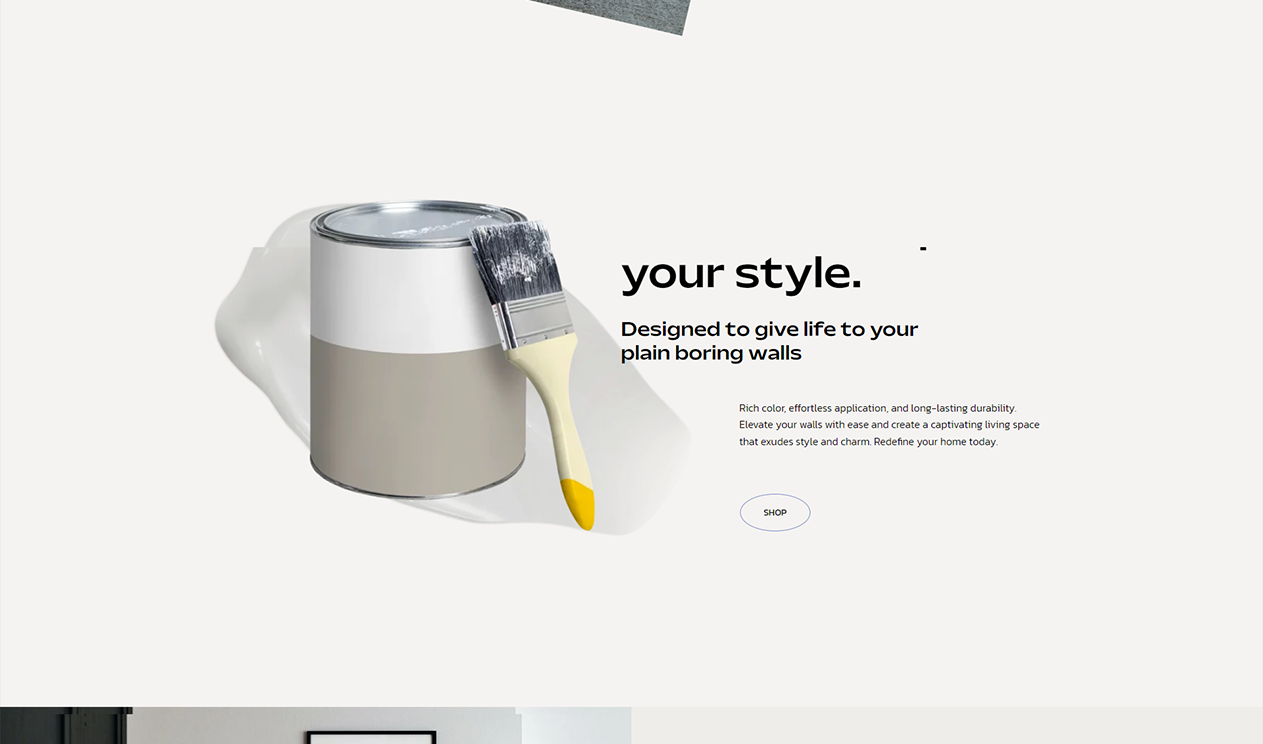 Vikas Paints Website Screenshot